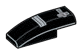 1 x 3 curved slope, with right side curved, 3 silver stripes SILVERADO 20 pattern in Multicolored