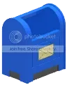 Fixture: mailbox with envelope icon in Multicolored