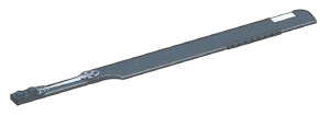 Plate 1 x 2 with rotor blade, black with dull silver in Multicolored