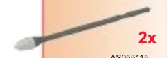 Weapon, Missile: slender body dark gray, gray nosecone