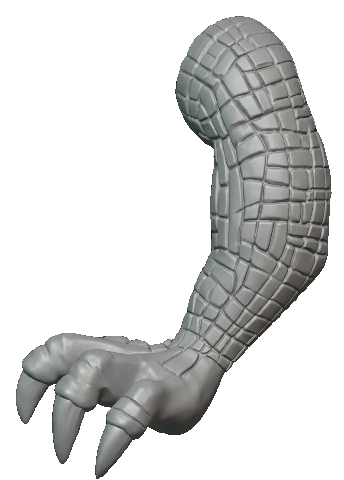 Body Part: Dragon, Leg, Left Front with Magnet