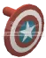 Weapon, Armor: shield with star and concentric rings in Multicolored
