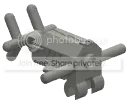 Weapon, Vehicle: medium gun on horizontal clip, multi-purpose in Multicolored