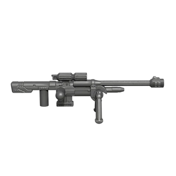Weapon, Firearm: rifle, SRS99 Sniper Rifle in Gray, Dark (Metallic)