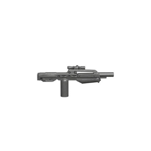 Weapon, Firearm: BR55 Battle Rifle, black with dark gray detail in Gray, Dark (Metallic)