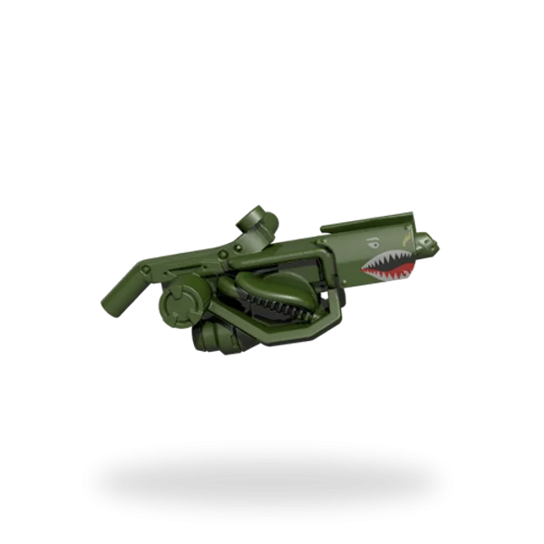 Weapon, Firearm: M7057 Flamethrower in Multicolored