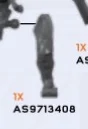 Figure Leg: Promethean Knight - Left (Night Ops Gausshog)