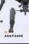 Figure Leg: Promethean Knight - Right (Night Ops Gausshog)