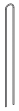 Connector: length of cord for hanging ornament in Multicolored