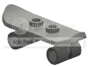 Gear: skateboard with wheels (assembled) in Red