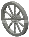 Wheel, Large: wagon
