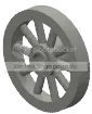 Wheel, Medium: wagon