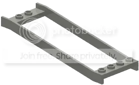 Bracket 4 x 2 x 11, horse hitching in Gray