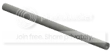 Connector: rubber tubing 2.500'' in Black
