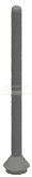 Antenna 6H on flared base in Black