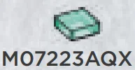Tile 1 x 1 in Blue, Watery (Translucent)