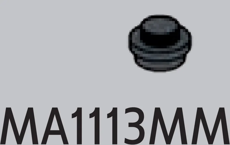 Plate Round 1 x 1 in Gray, Dark (Metallic)