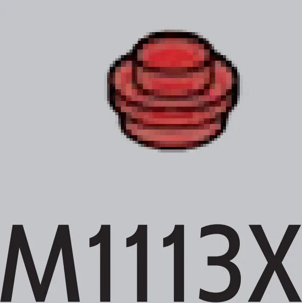 Plate Round 1 x 1 in Red (Translucent)