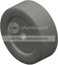 Wheel, Large: smooth tread in Black