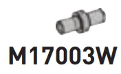 Connector: pin, small in Clear (Translucent)