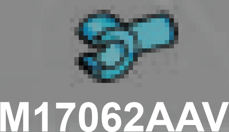 M17062 in Blue, Medium (Translucent)