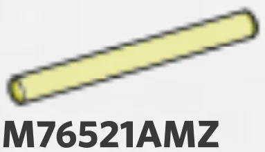 Bar 4 studs long, slightly rounded ends