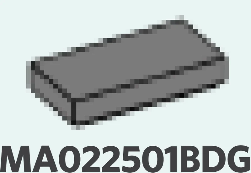 Tile 1 x 2 in Gray, Dark (Flake)