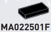 Tile 1 x 2 in Black