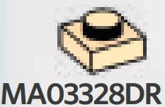 Plate 1 x 1 - Type 04 in Sand, Desert