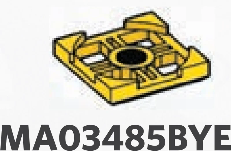 Turntable 2 x 2, Base in Yellow, Lemon