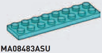 Plate 2 x 8 in Teal