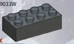 Brick 2 x 4 in Gray, Dark (Metallic)