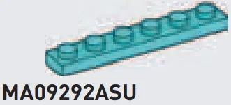 Plate 1 x 6 in Teal