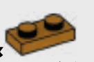 Plate 1 x 2 in Brown, Milk Chocolate