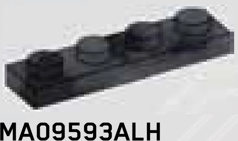 Plate 1 x 4 in Gray, Dark (Camo)