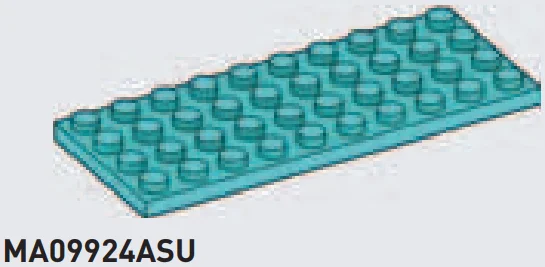 Plate 4 x 10 in Teal