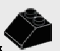 Slope brick 45 2 x 2 in Gray, Light (Metallic)