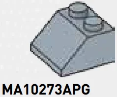 Slope brick 45 2 x 2 in Gray, Steel