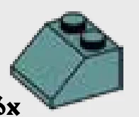 Slope brick 45 2 x 2 in Blue, Pale Ocean
