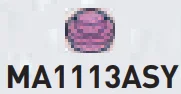 Plate 1 x 1 round with filled stud in Mauve