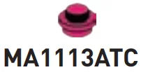 Plate 1 x 1 round with filled stud in Pink, Barbie