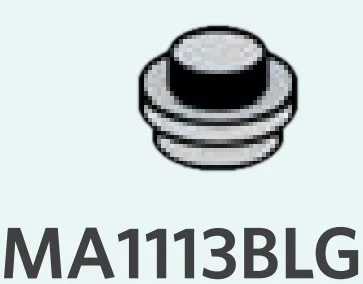 Plate 1 x 1 round with filled stud in Gray, Dull