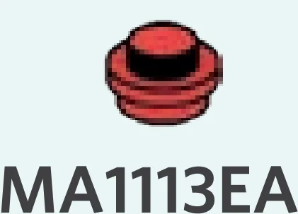 Plate Round 1 x 1 with Solid Stud in Red, Cardinal