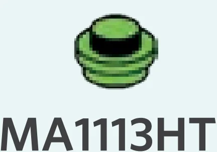 Plate Round 1 x 1 with Solid Stud in Green, Soft Grass
