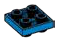 Plate 2 x 2 connector: male:male