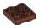 Plate 2 x 2 connector: male:male in Brown, Reddish