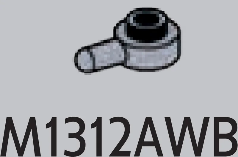 Plate Modified 1 x 1 round with horizontal pin in Gray, Medium (Metallic)