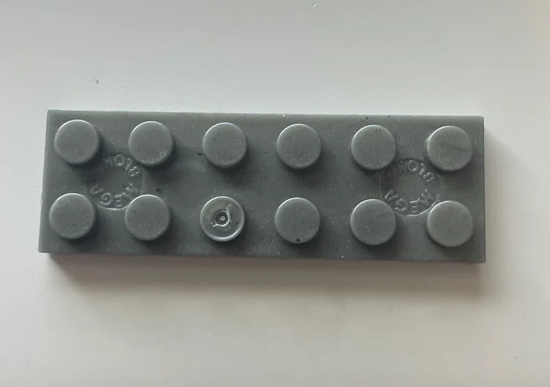 Plate 2 x 6 in Gray, Stone