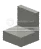 Panel 1 x 1 x 1 in Gray, Dark (Metallic Camo)