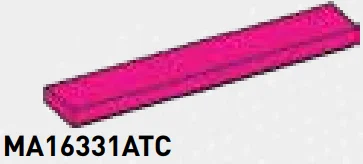 Tile 1 x 6 in Pink, Barbie